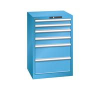Cajonera con 6 cajones LISTA, A x P x H 564 x 572 x 850 mm