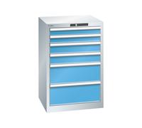 Cajonera con 6 cajones LISTA, A x P x H 564 x 572 x 850 mm