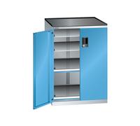 Cajonera con puertas batientes LISTA, altura 1020 mm, 4 baldas, carga máx. 200 kg