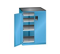 Cajonera con puertas batientes LISTA, altura 1020 mm, 4 baldas, carga máx. 75 kg
