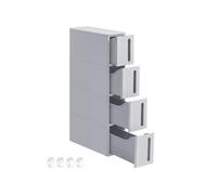 Cajonera de Almacenamiento con Ruedas Mueble de Cajones Estrecho Estante