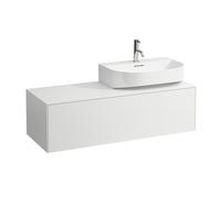 Cajonera del Sonar, 1 cajón, apto para lavabo H816341, H816342, recortado a la derecha para lavabo, H4054530341701, Color: Nieve (blanco mate)