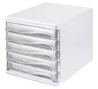 Cajonera helit, color de la carcasa blanco, UE 4 unid.
