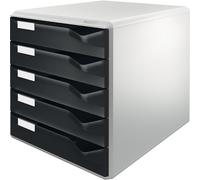 Cajonera Leitz, set para correo e impresos, color de la carcasa gris