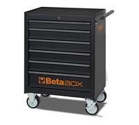 Cajonera móvil con ruedas BETA C04BOX 6 cajones color negro 099804370-024002021