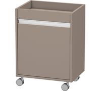 Cajonera móvil Duravit Ketho, 500x670x360 mm, 1 puerta, abatible a la derecha, KT2530R4343, Color: Decoración Basalto Mate
