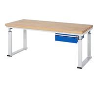 Cajonera para debajo de la mesa de trabajo RAU, A x P 580 x 650 mm, para serie de mesa 600