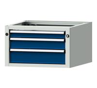 Cajonera para debajo de mesas de trabajo de altura regulable eléctricamente LIFT ANKE, A x P 570 x 615 mm, altura 330 mm