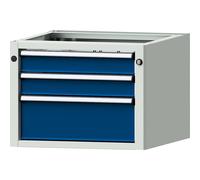 Cajonera para debajo de mesas de trabajo de altura regulable eléctricamente LIFT ANKE, A x P 570 x 615 mm, altura 420 mm