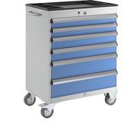 Cajonera, rodante eurokraft pro, H x A x P 930 x 700 x 450 mm