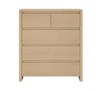 Cajonera takranmaa con 5 cajones 79x39x90 cm roble [en.casa]