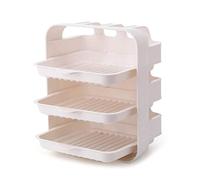 Cajones de almacenamiento de cocina montados en la pared, bandeja portátil para servir gratis, bandeja de drenaje superpuesta multicapa para el hogar, bandeja de servir gratis