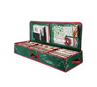 Cajones de dormitorio debajo de la cama, espaciosos contenedores de papel de regalo para vacaciones, perfecto para envolver regalos, cintas, lazos, suministros de envoltura, etc. Bolsa de ropa (verde,