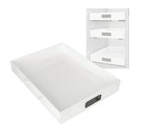 Cajones extraíbles para armarios - Estantes deslizantes versátiles para zapateros, despensa de Cocina, tocador de baño - Bandeja de Almacenamiento Que Ahorra Espacio (32,5 x 60,5 cm)