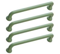 Cajones Manijas Tiradores para Muebles Lega di Zinco Tiradores para Armario Maniglia per Porta Pomos Perilla Picaportes 4 Piezas (Moran Green,Hole Pitch 192mm)