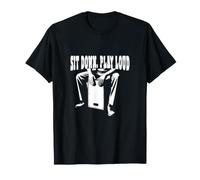 Cajun Cajon Sit Down Play Loud Percussion Drums Música callejera Camiseta