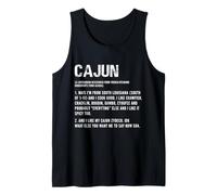 Cajun Definición Louisiana Mardi Gras Crawfish Camiseta sin Mangas