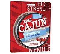 Cajun línea línea de Pesca Zebco Cajun Fundido 330Yd Filler Carrete 8 LB/Prueba Clara Azul, 8 LB