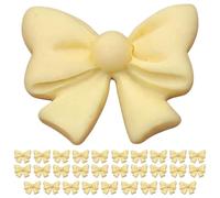Cake Bows | 40-Piece Cute Bowknot Cupcake Party Decors | Bow Birthday Cake