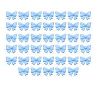 Cake Bows | 40-Piece Cute Bowknot Cupcake Party Decors | Bow Birthday Cake