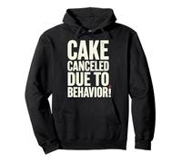 Cake Canceled Funny Birthday Humor Sudadera con Capucha