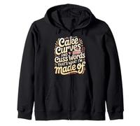 Cake Curves and Cuss Words That's What I'm Made of - Sudadera con Capucha