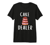 Cake Dealer Funny Cake Decorator Costume Pastry Baking Cakes Camiseta Premium