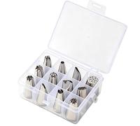 Cake Decorating Kit - Icing Nozzle Set, Pastry Decorating Tips, Cupcake Frosting Accessories | Baking Decoration Supplies, Reusable Stainless Steel Decoratings Tools for cookie Muffins Cakes