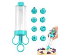 Cake Decorating Piping Kit, 8 Nozzles with Frosting Tube, Baking Set