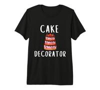 Cake Decorator Uniform Wedding Bakers Pastry Chef Bakery Camiseta Premium