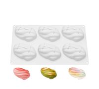 Cake Mold - 3D Nut Shape Dessert Jelly Pan, 6 Cavity Chocolate Molds Silicone Baking Tool for Home Kitchen Baking Pastry Bakery Restaurant Cafe Use | Multi Purpose Nut Shaped Dessert Mould