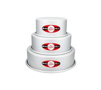 Cake Pan Set of 3, Round 3 pulgadas (6, 8, 10) by Fat Daddio's by Fat Daddios