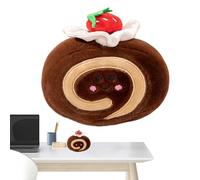 Cake Plush - Rollo De Peluche, Postre De Dibujos Animados, Animal De Peluche Suave Con Diseño De 14 Cm | Lindo muñeco de juguete para niños y adultos que admite exhibición coleccionable que fomenta el