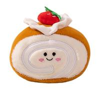 Cake Plush - Rollo De Peluche, Postre De Dibujos Animados, Animal De Peluche Suave Con Diseño De 14 Cm | Lindo muñeco de juguete para niños y adultos que admite exhibición coleccionable que fomenta el