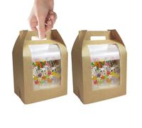 Cake Pop Boxes - Handheld Lollipop Display Case | 2 Pcs Window Carrier
