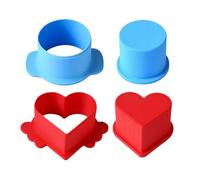 Cake Pop , Cake Cutter Pusher, Smooth Shape Press Set, Sturdy Non Stick Design, 2,99 x 2,4 x 1,54 pulgadas, ideal para fiestas de cumpleaños, hornear en casa, hacer postres, enseñanza