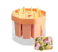 Cake Pop Mold - Eight Cavity no tick for Easy Release Rapid Freeze Design, extraíble silicona lid + soporte de soporte reutilizable | Food Grade Flexible Material For Homemade Treats & Juice