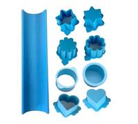 Cake Pop Mold Set - 8,9 x 2,17 x 1,18 pulgadas Circle Maker Baking Cutter for Kitchen, Material, Multi-Purpose Use with 3D Printed, postre Making Tools for Wedding, celebración, fiestas de cumpleaños