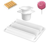 Cake Pop Molds, Non-Stick Baking Tools For Home Party, Baking Cake Pop Cutter Molds Cookie Shapes Set, Wedding Holiday Birthday Events School Treats Muffin Chocolate Desserts Bakers