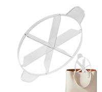 Cake Slicer - 13,4 x 10 x 1,8 in PP Cake Portion Cutter, Pastry Server, 6 Oro 8 Cut, Negro Oro Transparente | Birthday, Wedding, Family Cenner, Picnic, Home, Restaurante, Fondant, Flan, Party Postre