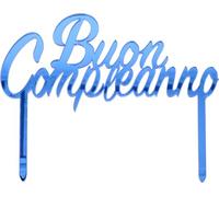 Cake Topper Feliz Cumpleaños Azul