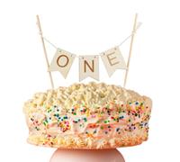 Cake Topper Geburtstag,Happy Birthday Tortendeko,Letras Number Kuchen Deko Geburtstag,Cake Decoration aus Holz.Deko 1er geburtstag Junge Und Mädchen,für Kindergeburtstag Decorations Topper-Banner
