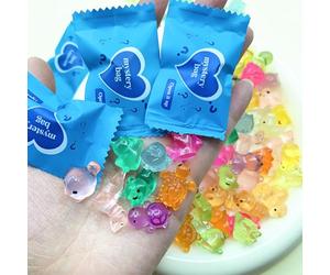 CAKEEYUM 100 Mini Animales de Resina Que Brillan en la Oscuridad, pequeños Animales de Resina para Jardines de Hadas, Manualidades y exhibiciones en Miniatura, Paquete Variado, Mini, Animal pequeño