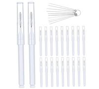 CAKEEYUM 20 Piezas Herramienta limpiadora de Cabezal de Ducha, Limpiador de Cabezal de Ducha, Cepillo de Limpieza de Grietas Multifuncional para Teclado de Boquilla de teléfono de baño.