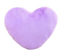 CAKEEYUM Almohada de corazón púrpura 18.1x14.2 Almohada de corazón de Esponjoso decoración de Dormitorio púrpura Relleno para la Cama sofá en casa Interior