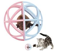 CAKEEYUM Bolas de Juguete de Gato Interactive Toy Cat Ratón Toy de plástico Bola de plástico Bolas Sonido Sonido SOLETRO de Gato Funny Mouse para Jugar, perseguir, Masticar, Estilo de Entrenamiento