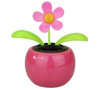 CAKEEYUM Flor Bailarina Solar, Linda Flor Bailarina de plástico con energía Solar, Figuras de 4x4.5 Pulgadas para la decoración del Tablero del Auto, el hogar y el Escritorio de la Oficina.