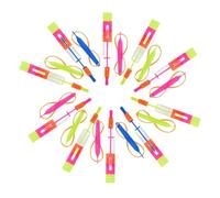 CAKEEYUM Helicópteros elásticos Arrow Helicopter con luz LED Color Aleatorio 48PCS.