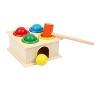 CAKEEYUM Juguete de Martillo de Madera para niños, Banco de golpeteo, Regalo de Juego, Juguete de Martillo de Madera, de Lanzamiento de Pelota, Juguetes para niños pequeños, de co