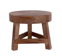 CAKEEYUM Soporte para Plantas de Madera, Soporte para macetas de Interior, Mini Taburete Redondo de Madera para de Flores, decoración del hogar, Taburete de para Plantas, para ma